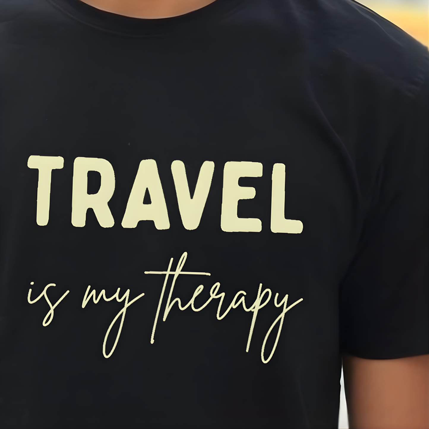 Travel Is My Therapy T-Shirt