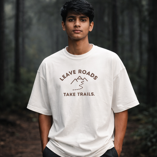 Leave Roads Oversized T-Shirt